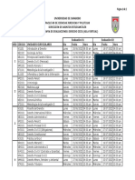 Cronograma de Evaluaciones