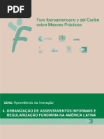 urbanização e assentos informais