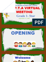 Grade 1 Star-Hpta Meeting