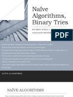 Topic6 - Naïve Algorithms, Binary Tries - Unit2