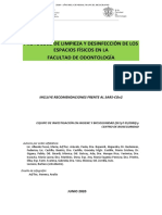 Protocolo Limpieza y Desinfeccion Espacios Fisicos