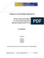 A Report on Learning Object Repositories