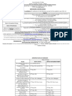 Admission Notification 2011-12