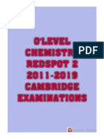 Chemistry Redspot Olevel