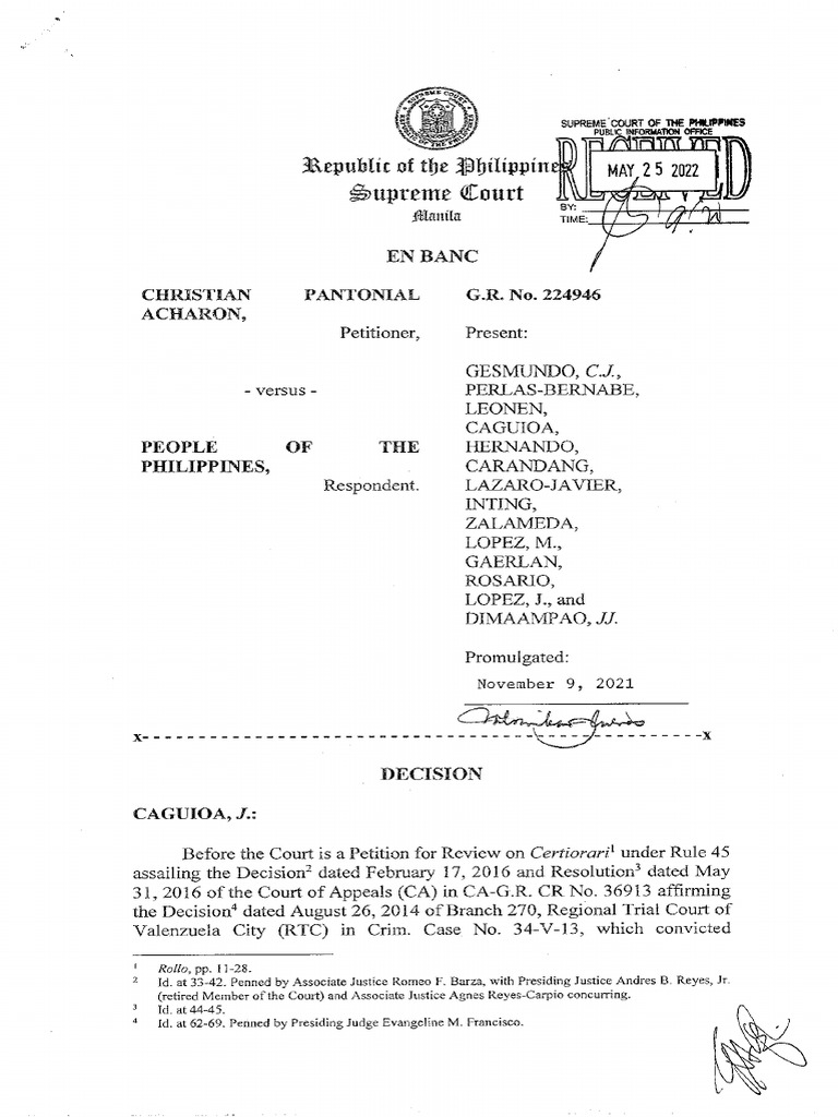 174 5 people v acharon g r no 224946 november 9 2021 pdf