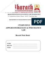 PT18PCMTL5 - Applied Hydraulics & Pneumatics Lab