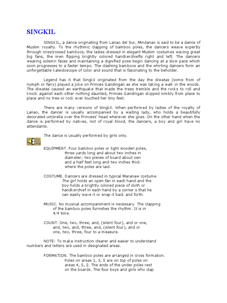 Singkil Dance: Steps and Costumes | PDF | Dances | Ct Scan