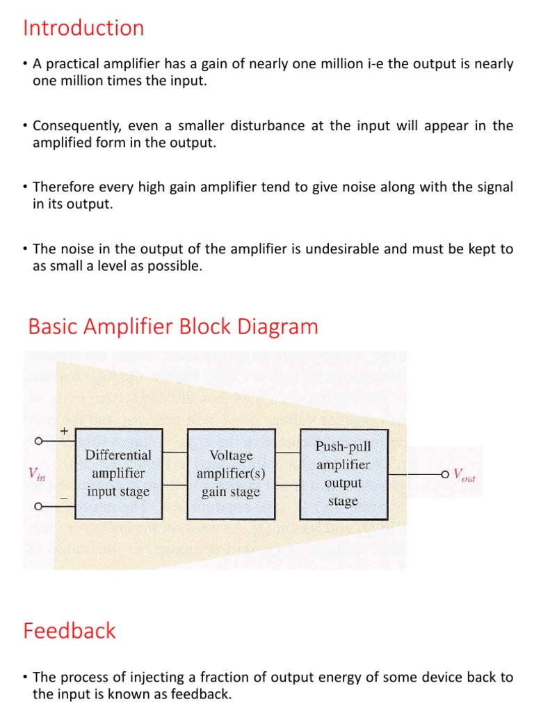 Feedback Amplifiers PDF Amplifier Feedback
