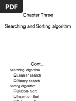 Chapter Three Searching and Sorting Algorithm