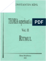 Ripa - Teoria Superioara A Muzicii, Vol. II - RITMUL