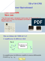 TD10 AOP Caracteristiques