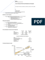 Module 3 CVP and Breakeven Analysis