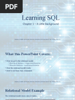 Learning SQL: Chapter 1 - A Little Background