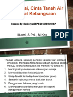 Cinta Damai, Cinta Tanah Air & Semangat