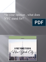 In Your Opinion, What Does NYC Stand For?