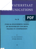 Fysical Engineering Model of Reinforced Concrete Frames in Compression