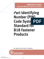 Asme B18.24-2004