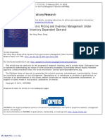 Inventory Dependent Demand