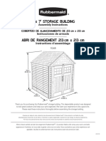 7' X 7' Storage Building: Assembly Instructions Instrucciones de Armado