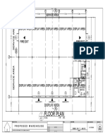 Floor Plan: Service Area A B C D E F 1