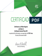 Certificação Comercial Placa ICIP