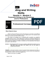 Reading and Writing Skills: Quarter 4 - Module 2