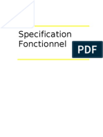 Specification Fonctionnel Elegal