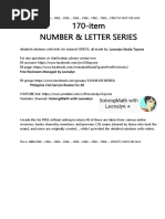 Number Series Arranged by Leonalyn - All With Tutorial Videos