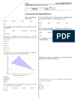 Avaliação de Matemática do 3o Ano com 10 Questões