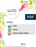 Frasa Dan Jenis-Jenis Frasa