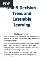 Unit-5 Decision Trees and Ensemble Learning