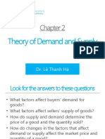 Theory of Demand and Supply: Dr. Lê Thanh Hà