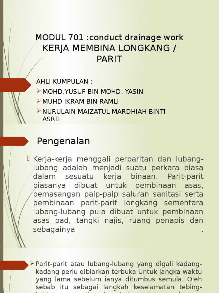 Longkang Pre | PDF