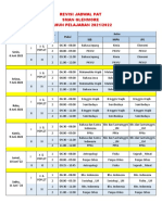 Edisi Revisi PAT 2022 - Jadwal Mata Pelajaran Dan Denah Ruang