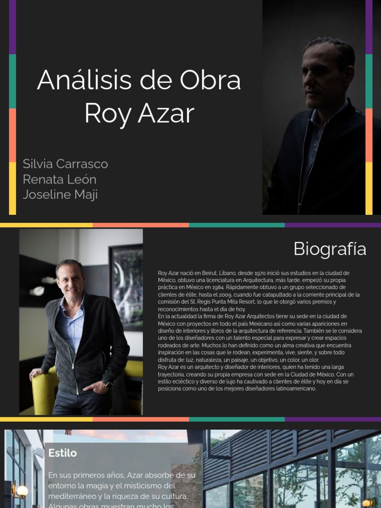 Roy Azar: Arquitectura y Diseño Ecléctico | PDF | México