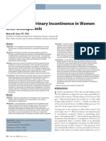 Prevalence of Urinary Incontinence in Women With Osteoporosis