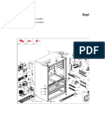 Exploded View Diagram of Refrigerator Parts