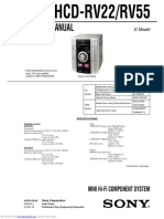 Service Manual: Mini Hi-Fi Component System