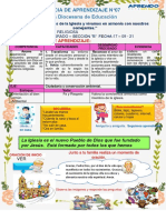 Actividad de Religión Viernes 17