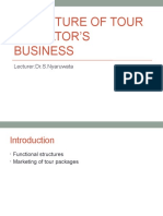 Structure of Tour Operator's Business