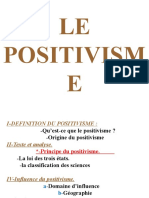 Le Positivisme 1