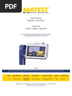 "Digitec - Autotec": User Manual Tech. Manager C108N.M01.EN.02 05/2011