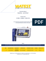 "Digitec - Autotec": User Manual Tech. Manager C108N.M01.EN.02 05/2011