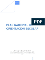 plan nacional de orientacion escolar