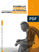 CONVITE. Evaluación Sobre Las Condiciones de Vida y Salud de Las Personas Mayores en Venezuela.