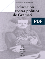 La Educación en La Teoría Política de Gramsci. Lizaola Monterrubio, Julieta Gabriela