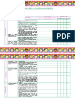 Ficha de Evaluación Diagnóstica 2022