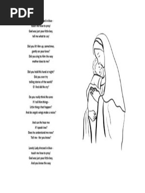 Lovely Lady Dressed in Blue Poem | PDF