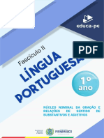 Fascículo_2 _ 1º_Ano_Língua_Portuguesa [Núcleo Nominal]