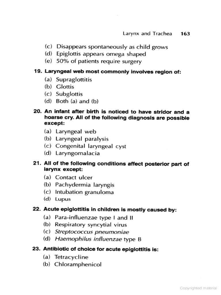 Mcqs in Ear Nose and Throat Dhingra 177 210 PDF